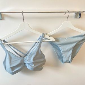 blue Hurley bikini worn Once, double lined, great quality.